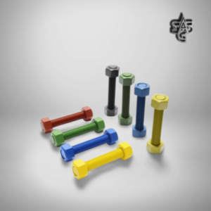 Ptfe Coated Fasteners Shree Ashapura Steel Centre